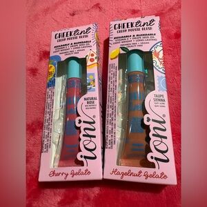 Ioni Cheek Tint Cream Mousse Blush - Natural Rose and Taupe Gleam